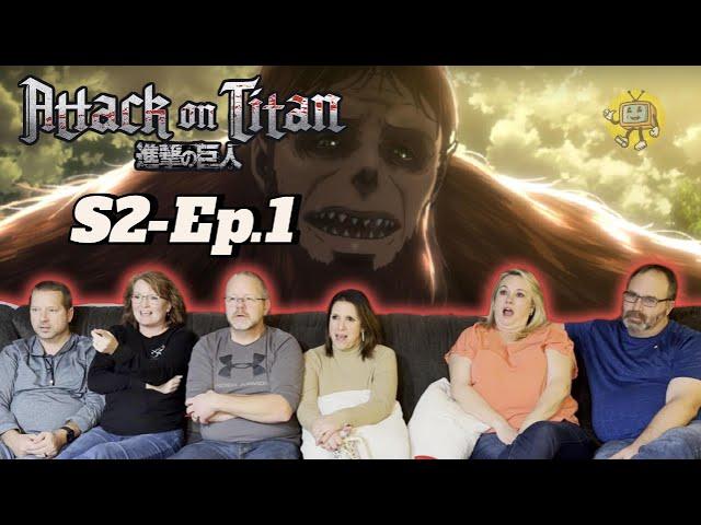 "Who's This Knuckle Dragger" : Parent's React (Anime noobs) - Attack on Titan 2x1