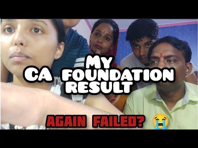 Result reaction|| CA foundation result reaction || pass or fail?
