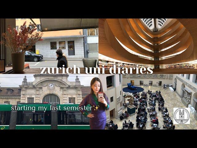 Zurich Uni Vlog | first week of spring semester @University of Zurich | trip to Basel