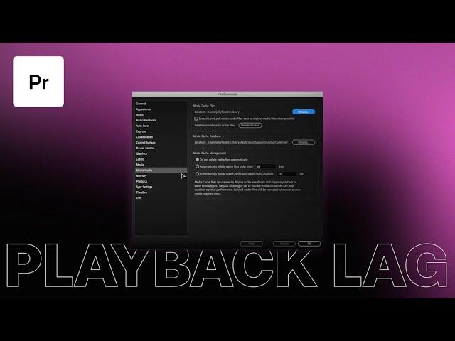 How To Fix Premiere Pro Playback Lag