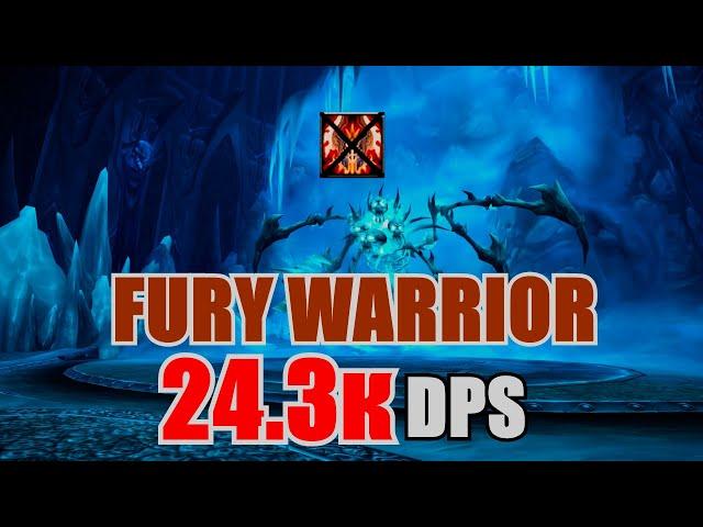 FURY WARRIOR DPS | ФУРИ ВОИН ДПС 24.3к PvE WotLK 3.3.5 | Lord Marrowgar | Лорд Ребрад