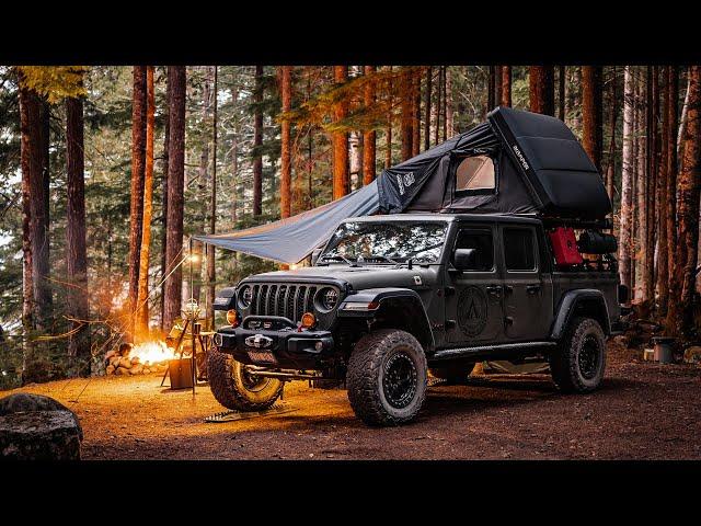 Ep. 4: Relaxing Lake View Camping with a New Rooftop Tent [iKamper Skycamp 3.0, Truck Camping]
