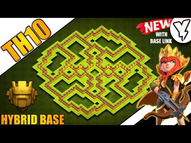 "UNSTOPPABLE" TOWN HALL 10 [TH10] HYBRID/TROPHY BASE DESIGN 2020 | NEW BEST TH10 BASE LAYOUT - COC