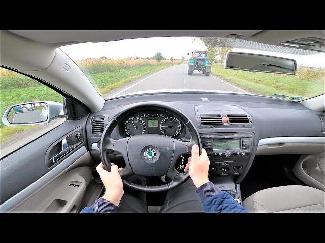 Skoda Octavia 1.6 MPI 102KM (2005) POV Drive Test & Acceleration | 4K #72