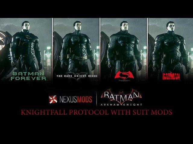 Knightfall Protocol Scene but with Different Suits | Batman: Arkham Knight