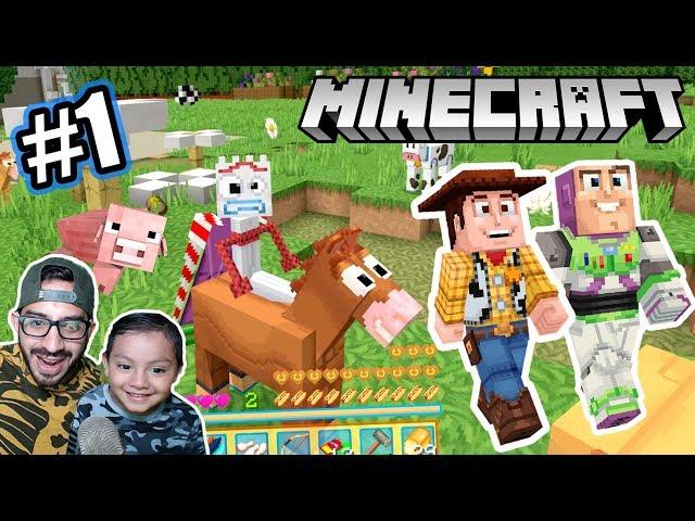 Forky en Minecraft | Toy Story 4 en Minecraft | Juegos Karim Juega