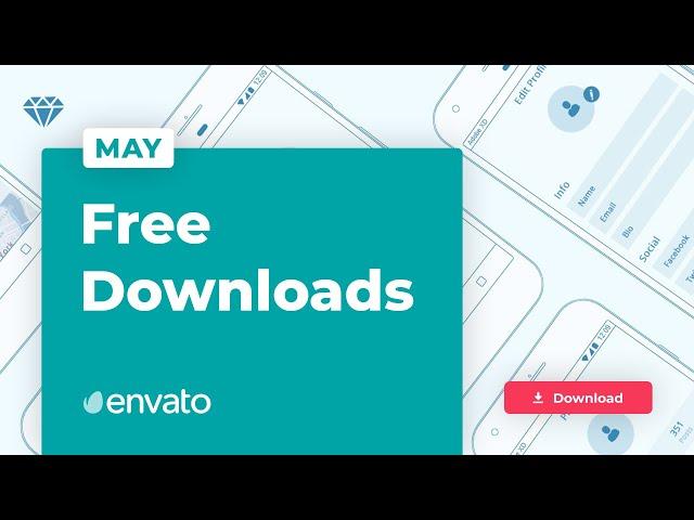 Free Downloads: May [2021] | Free Graphic Templates, Fonts, Add-ons and More