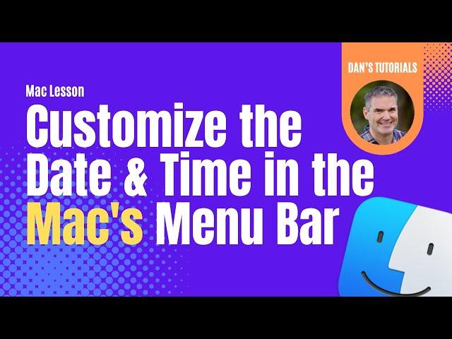 Customize the Date and Time in the Mac's Menu Bar in macOS Monterey