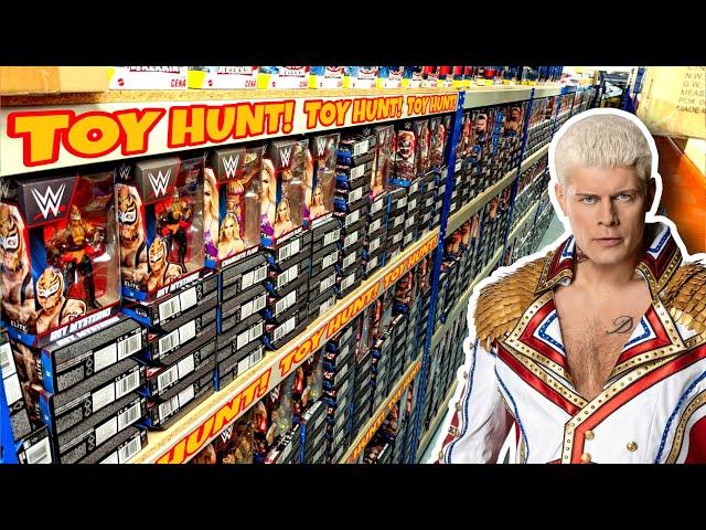 TOY HUNT!!! FINDING CODY RHODES!!! Wrestling Shop Toy Hunt 2023!!! WWE Action Figure Fun