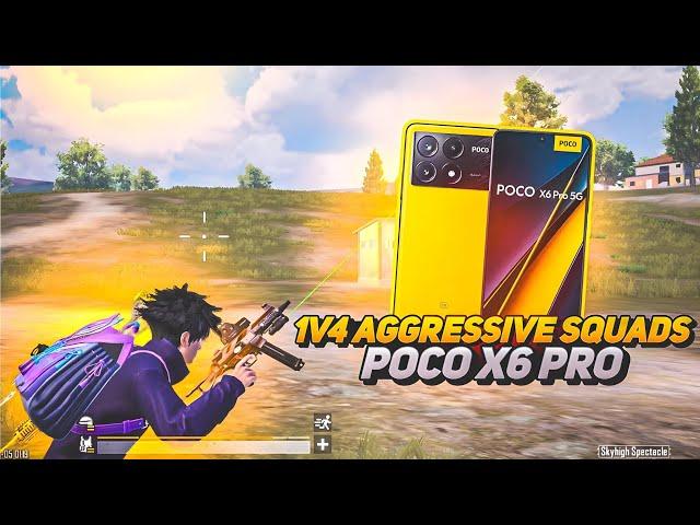 UPDATE 3.2 GAMEPLAY - POCO X6 PRO  DIMENCITY 8300 ULTRA (SMOOTH+ 90 FPS GAMEPLAY)PUBG/BGMI.