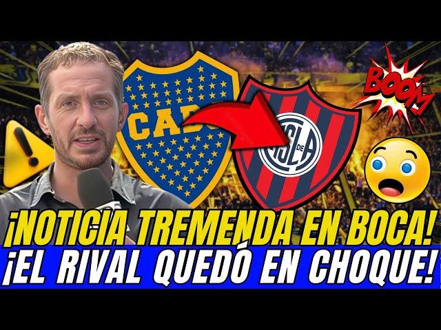 ¡BOMBA EN BOCA! ¡ESE FICHAJE ES PERFECTO! ¡EL RIVAL NO ESPERABA ESO! NOTICIAS DE BOCA JUNIORS HOY