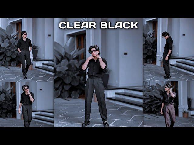 Clear Black Preset | How to edit photos on lightroom | Free lightroom presets | Free presets