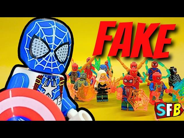 FAKE Lego SPIDER-MAN Variety Pack Review | (Who's the real Spidey?)