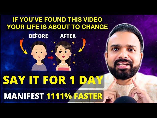 MAGIC WORDS To Manifest 1111% FASTER | Law of Attraction Secret