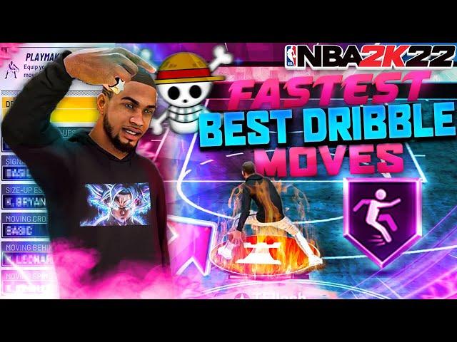 *NEW* FASTEST BEST DRIBBLE MOVES in NBA 2K22 (Season 5)HOW TO DRIBBLE TUTORIAL W/HANDCAM in 2K22!