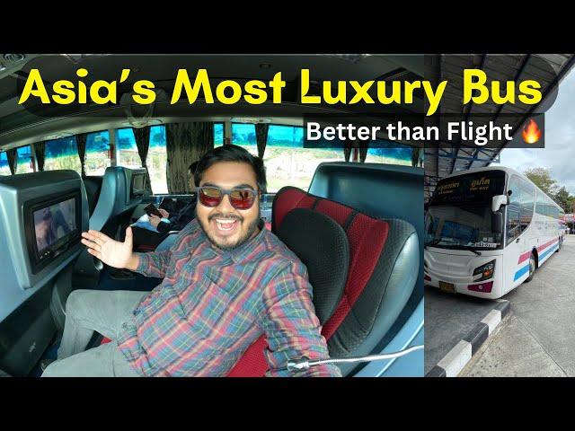 Phuket to Bangkok in FIRST CLASS Bus | Asia’s Most LUXURY | COMPLIMENTARY Snacks and Dinner 