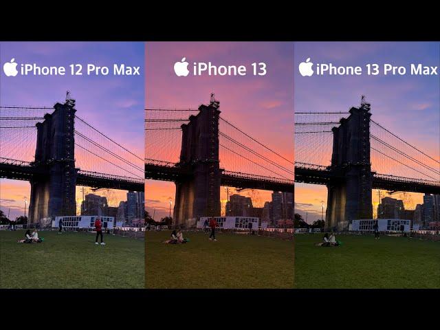 iPhone 13 Pro Max vs iPhone 12 Pro Max vs iPhone 13 | Camera Test