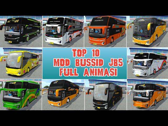 10 Mod Bussid Bus JB5 Full Animasi - Bus Simulator Indonesia