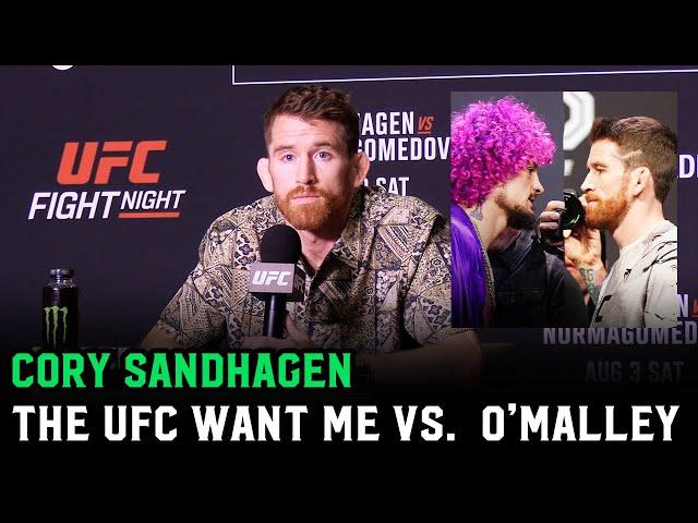 Cory Sandhagen: "The UFC wants Me vs. Sean O'Malley"