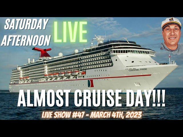 It's Almost CRUISE DAY! Carnival Pride - Fintastic Cruising/Helping Hands 4 Cruising Group Cruise!