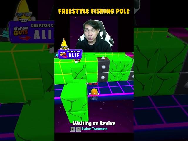 Epic moment IQ 200 freestyle fishing pole emote at block dash  wait for it...