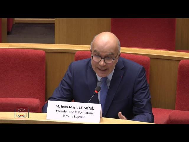 Audition de Jean-Marie Le Méné au Sénat