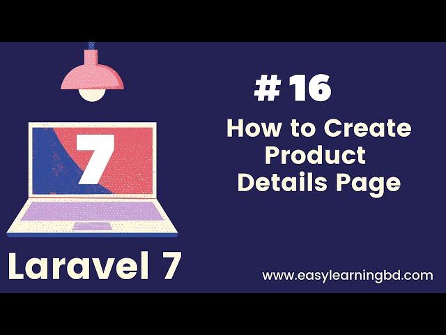 #16 Laravel 7 CRUD How to Create Product Details Page