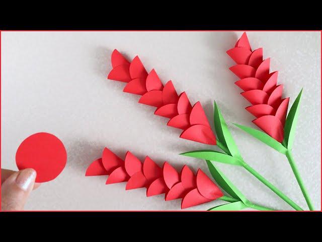  Paper flowers  How to make flowers from circles/Origami DIY