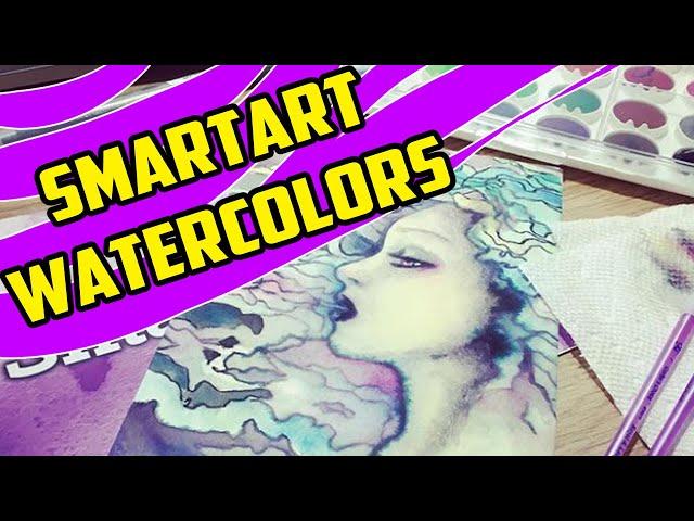 Watercolor SmatArt Box  Not my normal Style