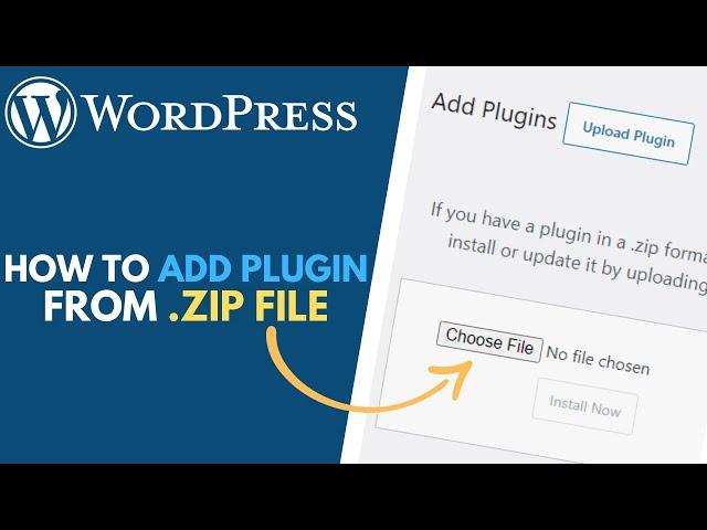 How to Install a WordPress Plugin from .ZIP File