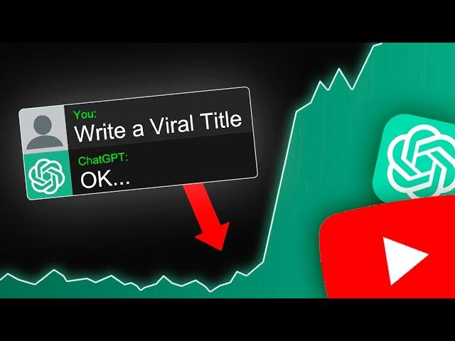 Write YouTube Titles with ChatGPT & Get 2X MORE Views!!