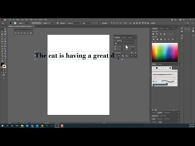 Illustrator Tracking and Kerning