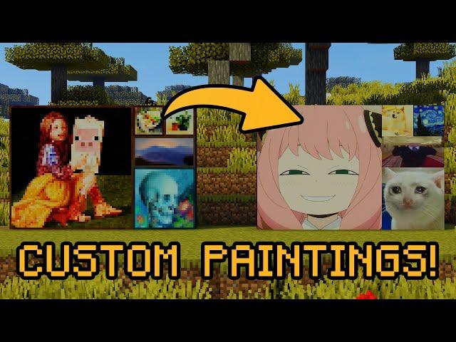 Add Custom Paintings In Minecraft Java Edition (Easy)