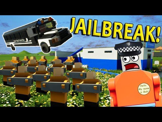 LEGO JAILBREAK POLICE CHALLENGE! - Brick Rigs Multiplayer Challenge Gameplay - Lego Cops & Robbers