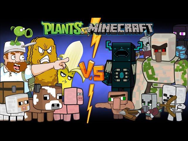 Minecraft in Plants vs Zombies - Who Will Win? (Full Series)