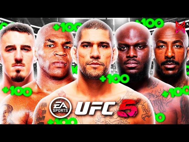 I Created A Hardest Hitters Tournament In UFC 5 