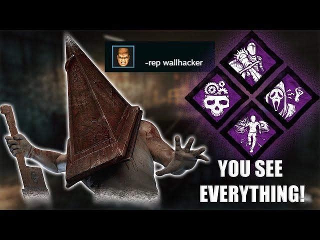 THIS PYRAMID HEAD BUILD IS FREE WALLHACKS! | Dead By Daylight