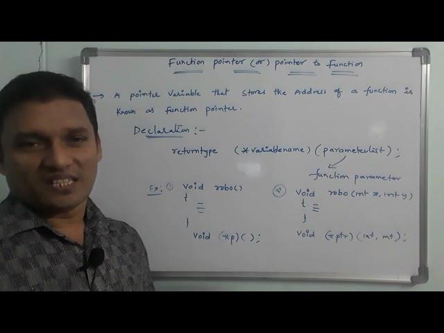 Function Pointer in C Language | Pointer to Function in C Language | C Tutorial