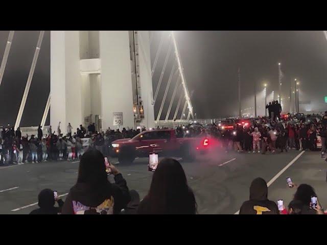 CHP seizes cars involved in Bay Bridge sideshow