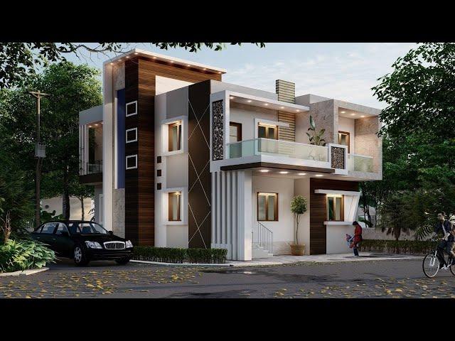 Duplex House Design in Revit with Enscape | Complete Revit Tutorial