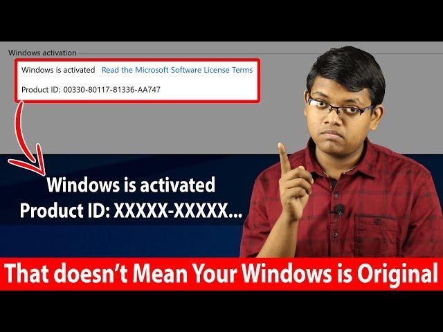 Are You Really Using Original Windows? Check Windows Genuine or Cracked