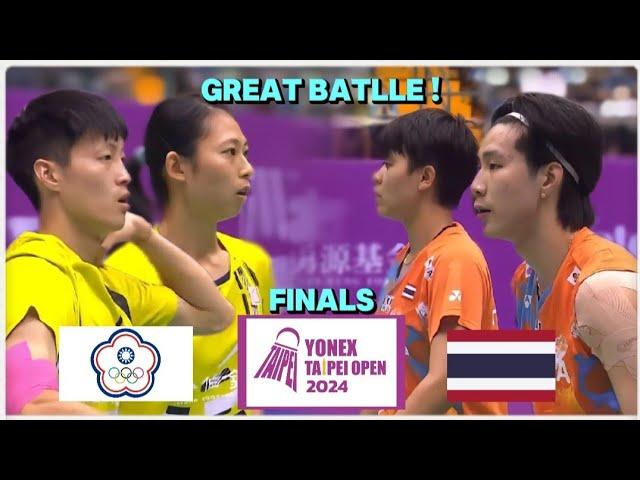 Pakkapon TEERARATSAKUL/Phataimas MUENWONG vs YANG Po-Hsuan/HU Ling Fang | Taipei Open 2024 Badminton