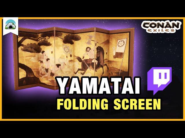 Yamatai Folding Screen TWITCH DROP: Unlock Your Decorative Placeable | Conan Exiles: Age of War