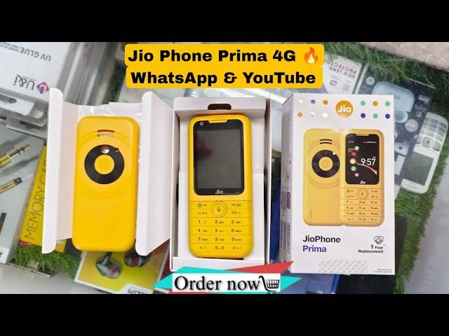 Jio Phone Prima Yellow Colour First Look & Unboxing 1 Year Replacement Warranty 