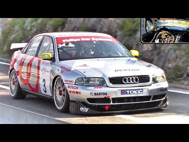 9.000RPM AUDI A4 STW Touring Car || ONBOARD Helmet Cam