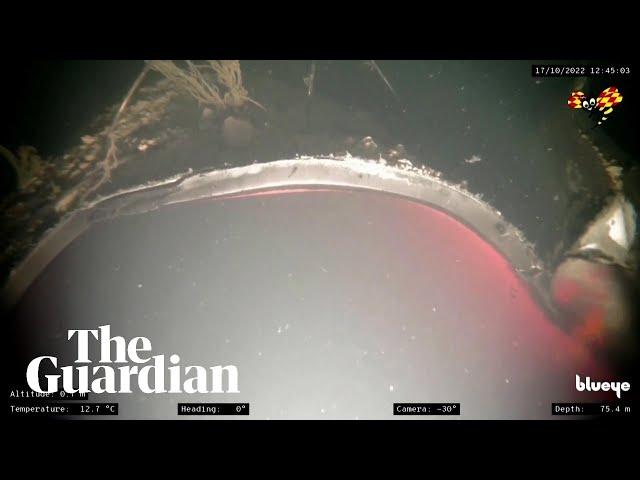 Nord Stream pipeline damage captured in underwater footage