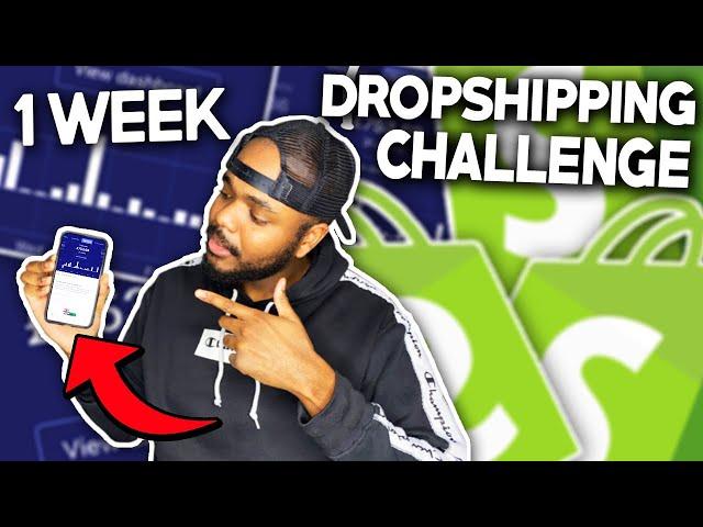 I Tried Shopify Dropshipping For 1 Week ( USING A HOT SELLING EBAY PRODUCT )