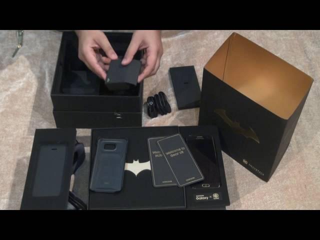 Galaxy s7 injustice Batman edition unboxing