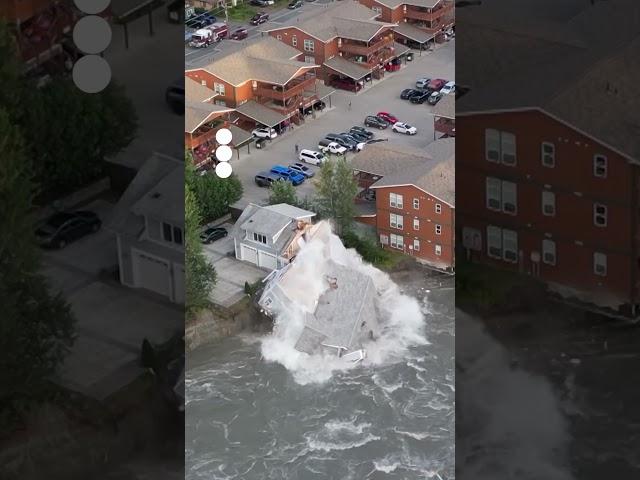 House collapses into Mendenhall River in Alaska due to flooding