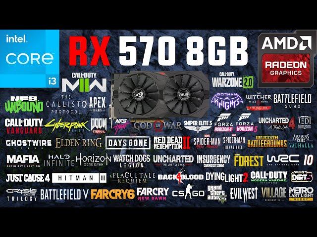 RX 570 8GB Test in 60 Games in 2023